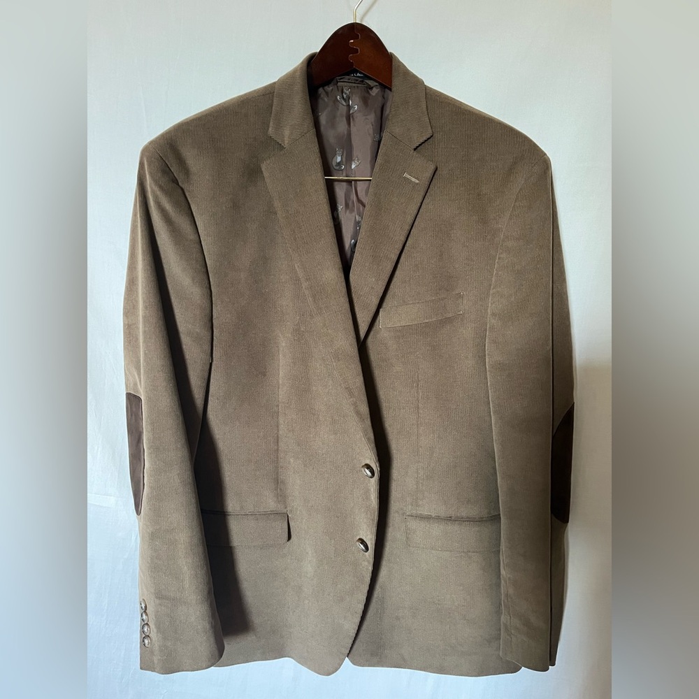 Lauren Ralph Lauren Men's Corduroy Blazer Elbow Patch - Brown - 44R